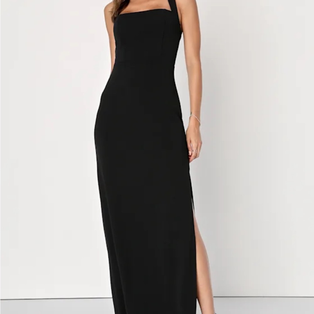 Lulus Elegant Black Evening Gown